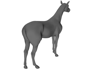 Horse 3D Model preview