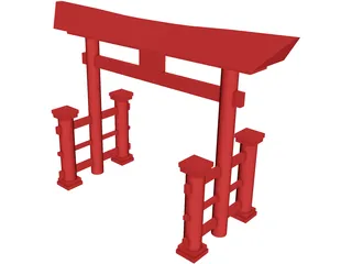 Torii 3D Model preview