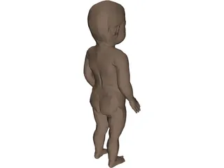 Infant 3D Model preview