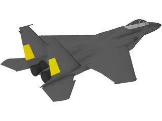 F-15C 3D Model preview