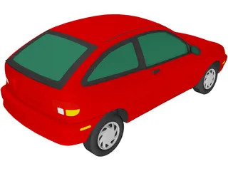 Ford Aspire (1995) 3D Model preview