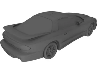 Pontiac Firebird (1996) 3D Model preview