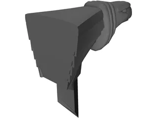 Chrysler Building Eagle 3D Model preview