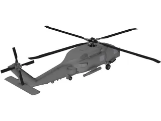 Sikorsky SH-60B Seahawk 3D Model preview