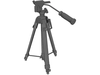 Camera Tripod 3D Model preview