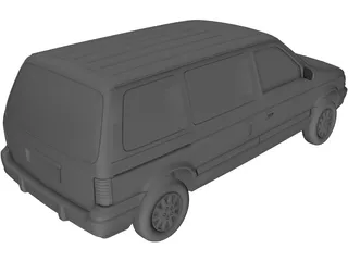Plymouth Voyager (1995) 3D Model preview