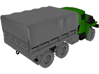 Ural 4320 3D Model preview