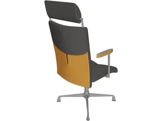 Office Chair 3D Model preview