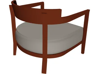 Chair Living Room 3D Model preview