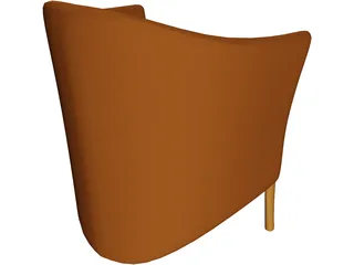 Chair Comfortable 3D Model preview