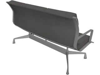 Sofa Lobby 3D Model preview