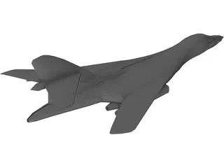 Rockwell B-1 Bomber 3D Model preview