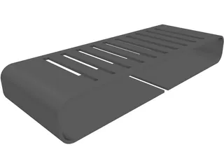 CD Rack 3D Model preview