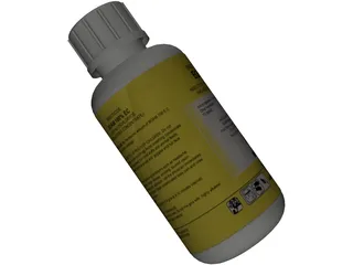 Boam Bottle (with Lid and Label) 3D Model preview