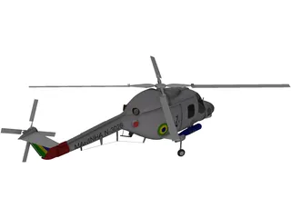Westland Lynx 3D Model preview