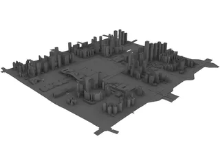 Shenzhen (China) 3D Model preview