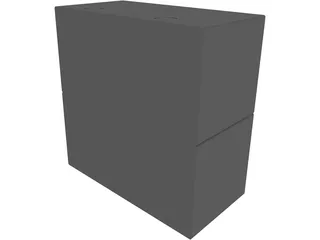 Cat Condo 4 Unit 3D Model preview