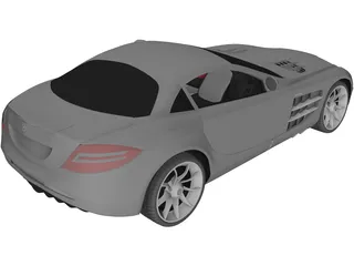 Mercedes-Benz SLR McLaren 3D Model preview