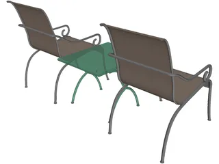 Chairs 3D Model preview