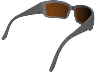 Sunglasses Plastic 3D Model preview