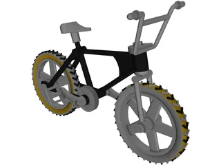 Kids Bike 3D Model preview