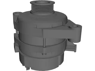 Alternator 3D Model preview