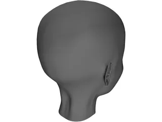 Human Head 3D Model preview