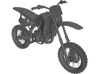 KTM Mini Bike 3D Model preview