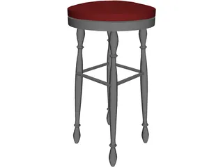 Stool 3D Model preview