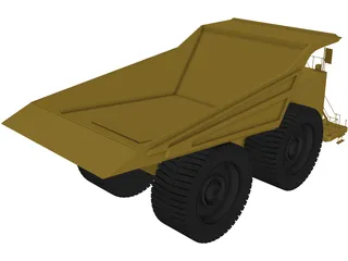 Mining Truck 3D Model preview