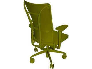 Allsteel Chair 1 3D Model preview