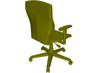 Allsteel Chair 3 3D Model preview