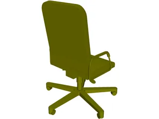 Allsteel Chair 4 3D Model preview