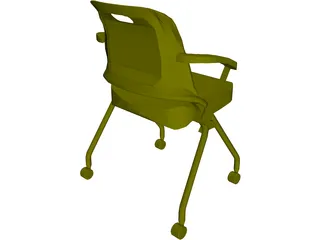 Allsteel Chair 5 3D Model preview