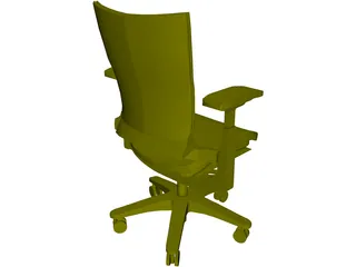 Allsteel Chair 9 3D Model preview