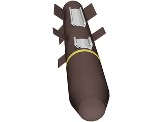 Hellfire MSL 3D Model preview