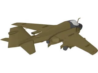 Grumman A-6E Intruder 3D Model preview
