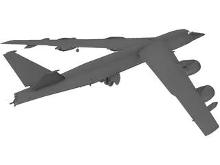 EB-52 Old Dog 3D Model preview