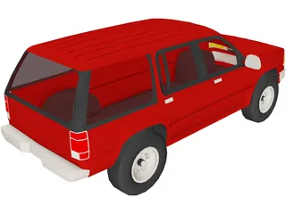Ford Explorer (1993) 3D Model preview