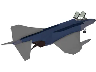 McDonnell Douglas F-4 Phantom II 3D Model preview