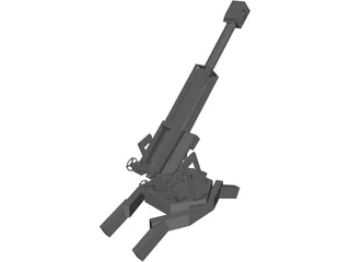 Funny Cannon 3D Model preview