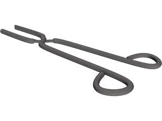 Lab Tongs 3D Model preview