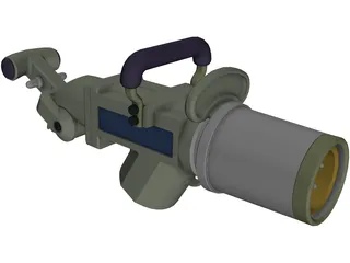 Large Refuelling Nozzle 3D Model preview