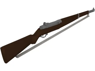 M-1 Garand 3D Model preview