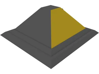 Alien Pyramid 3D Model preview