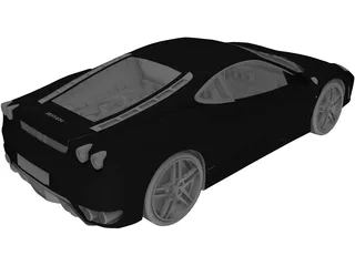 Ferrari F430 3D Model preview