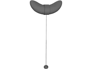 Floor Lamp Noguchi 3D Model preview