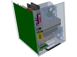 Electronic Components 3D Model preview