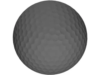 Golf Ball 3D Model preview