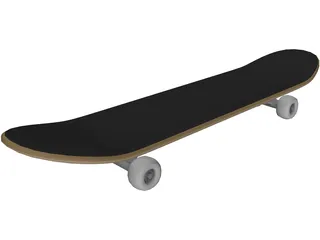 Skateboard 3D Model preview